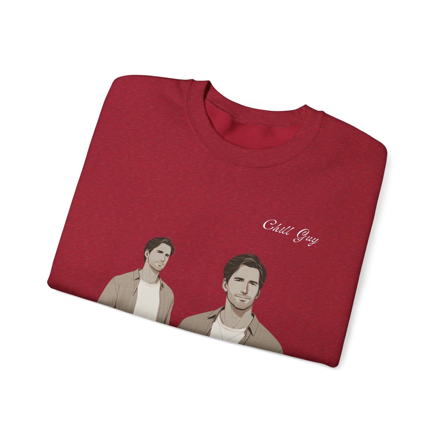 Chill Guy Sweatshirt – Unisex Heavy Blend™ Crewneck for Sports Lovers