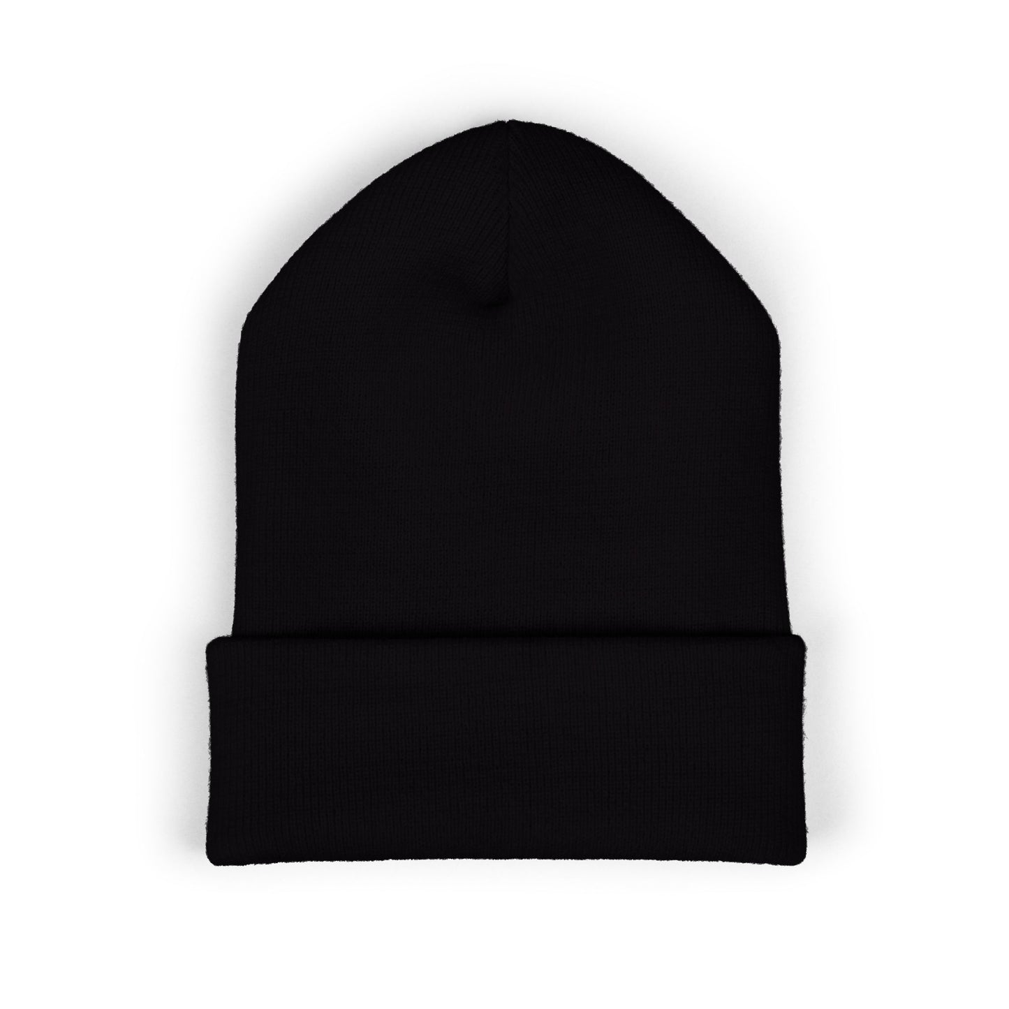 Clementine Embroidered Classic Cuffed Beanie with Orange Design - Cozy Winter Accessory