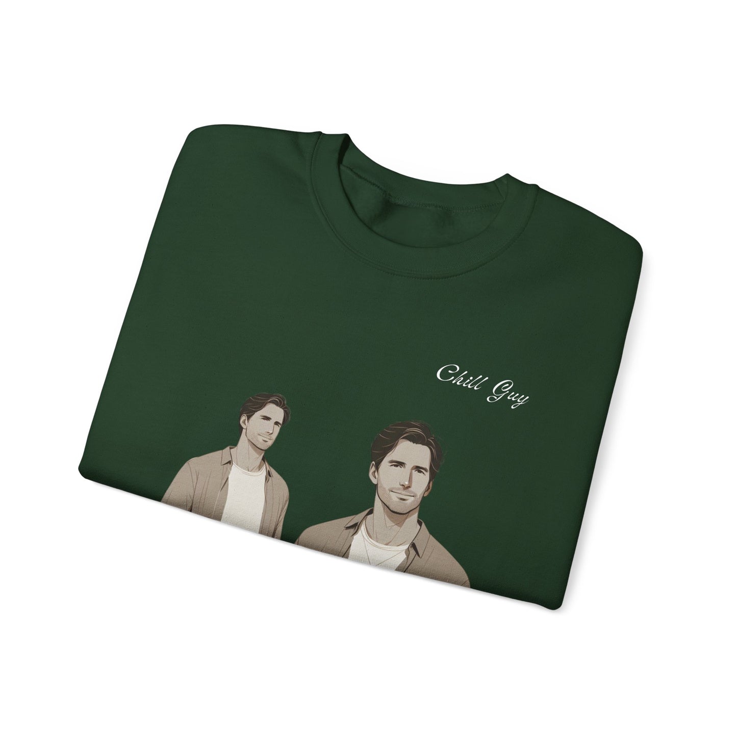 Chill Guy Sweatshirt – Unisex Heavy Blend™ Crewneck for Sports Lovers