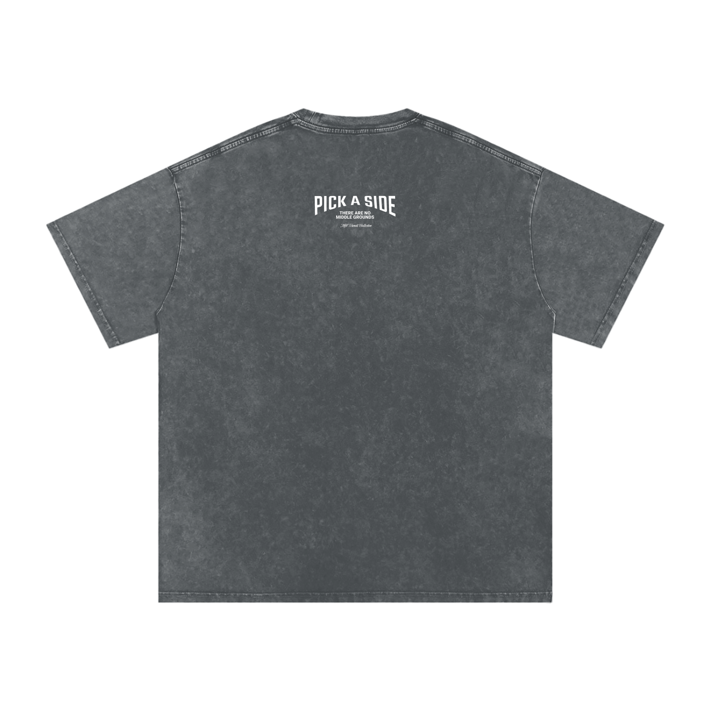 PICK A SIDE Acid Wash Oversize T-Shirt