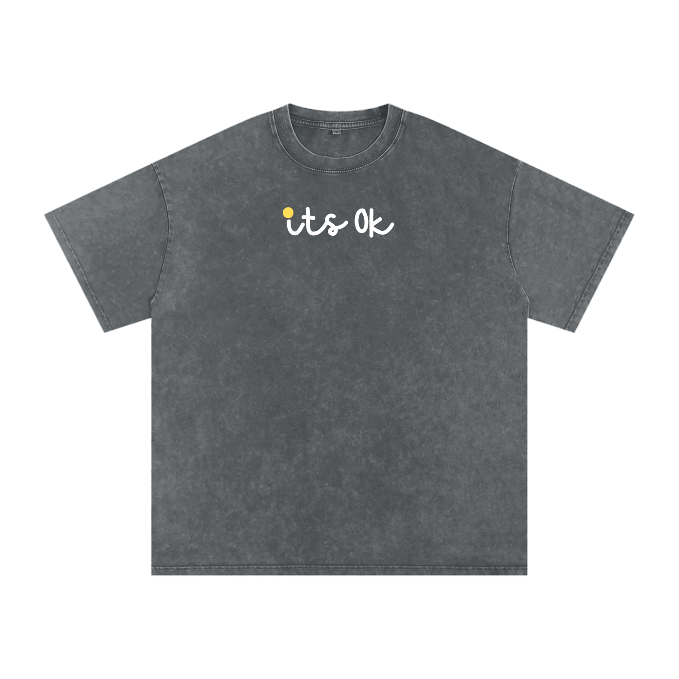 its ok Acid Wash Oversize T-Shirt