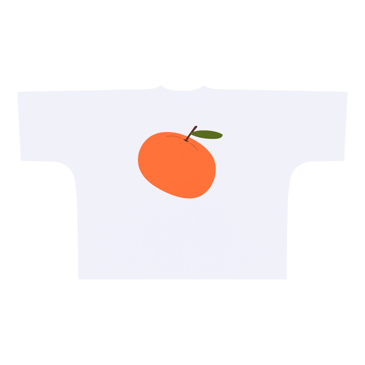 CLEMENTINE Oversize One-piece Pattern Cut Boxy Tee - 300 GSM