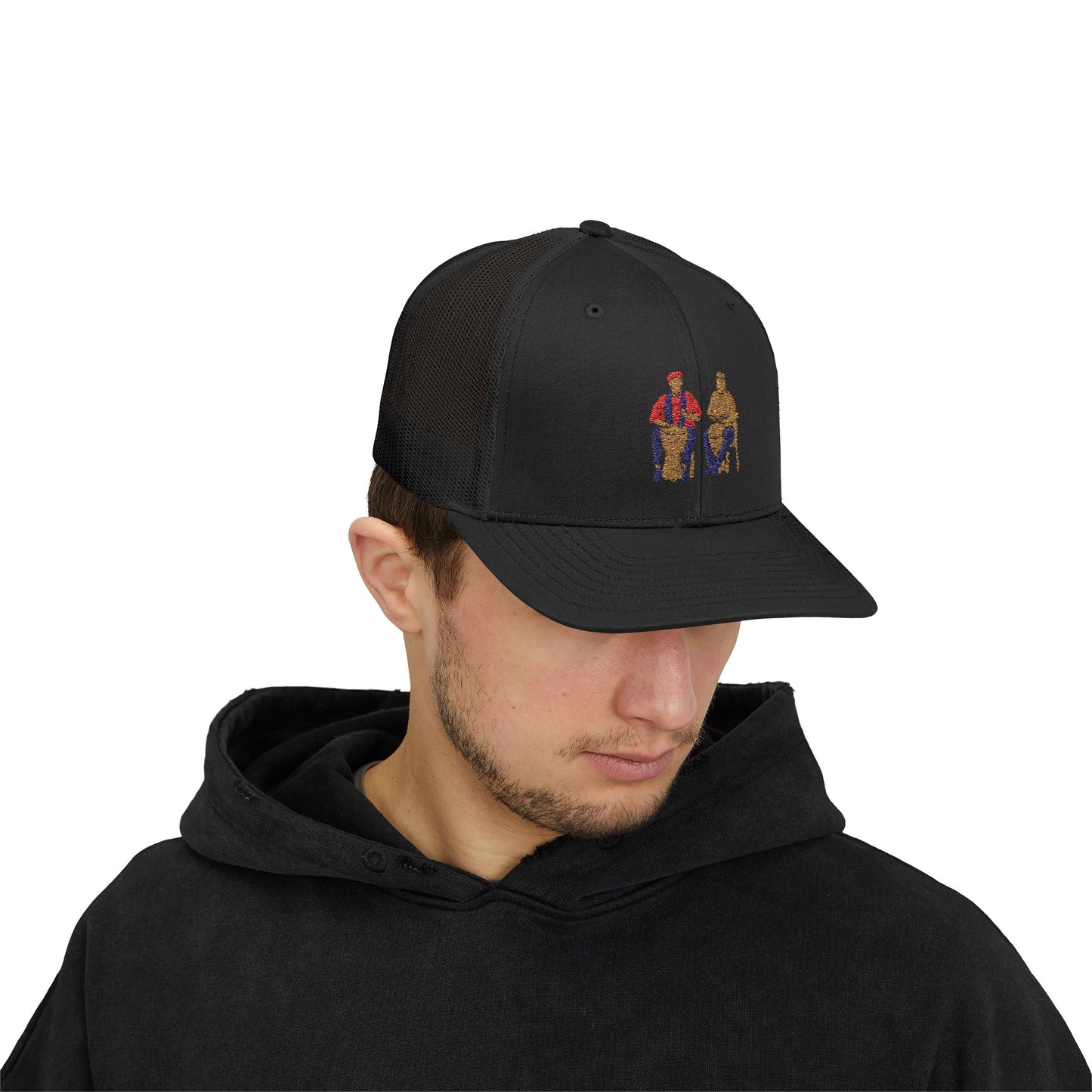 Cultural Drummers Snapback Trucker Cap - Stylish & Fun Hat for Music Lovers