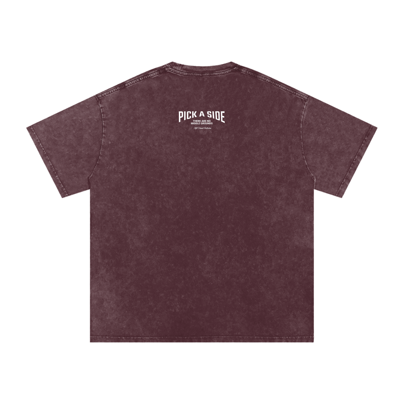 PICK A SIDE Acid Wash Oversize T-Shirt