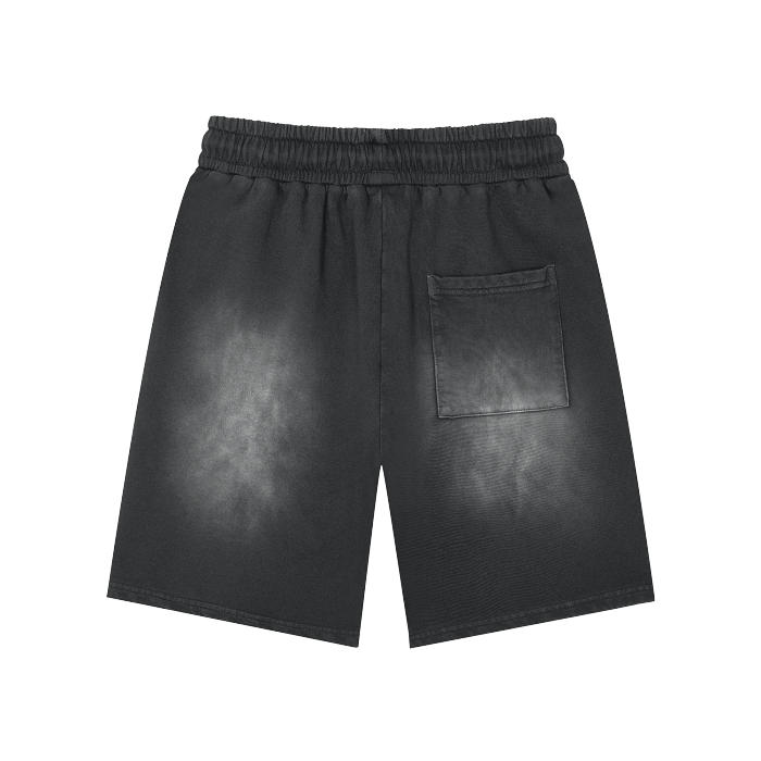 Nigeria NBFL Rectangle Patch Monkey Washed Shorts