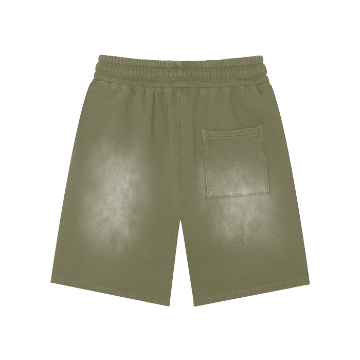 Nigeria NBFL Rectangle Patch Monkey Washed Shorts