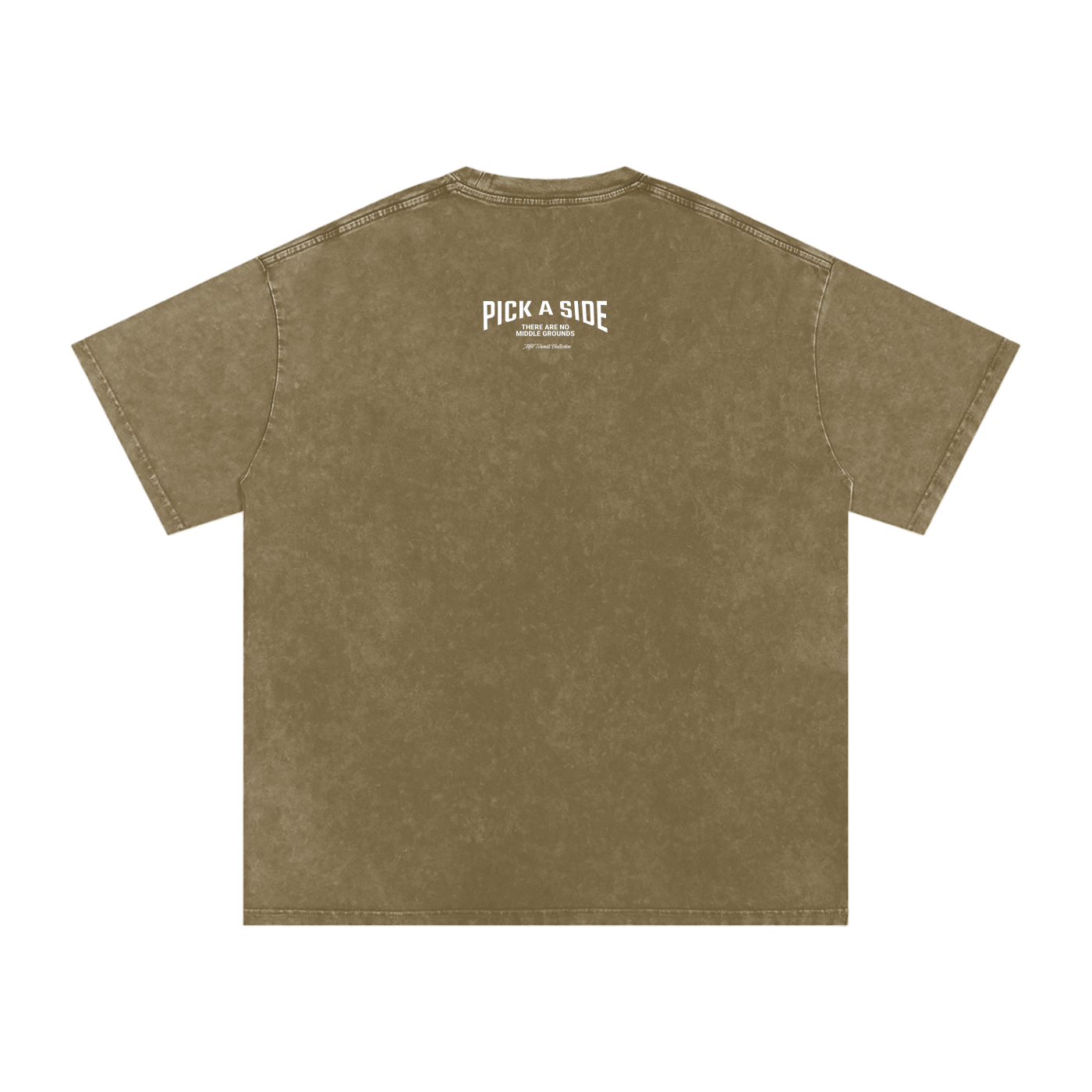 PICK A SIDE Acid Wash Oversize T-Shirt