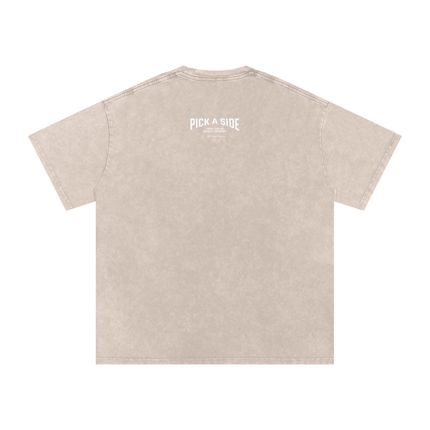 PICK A SIDE Acid Wash Oversize T-Shirt