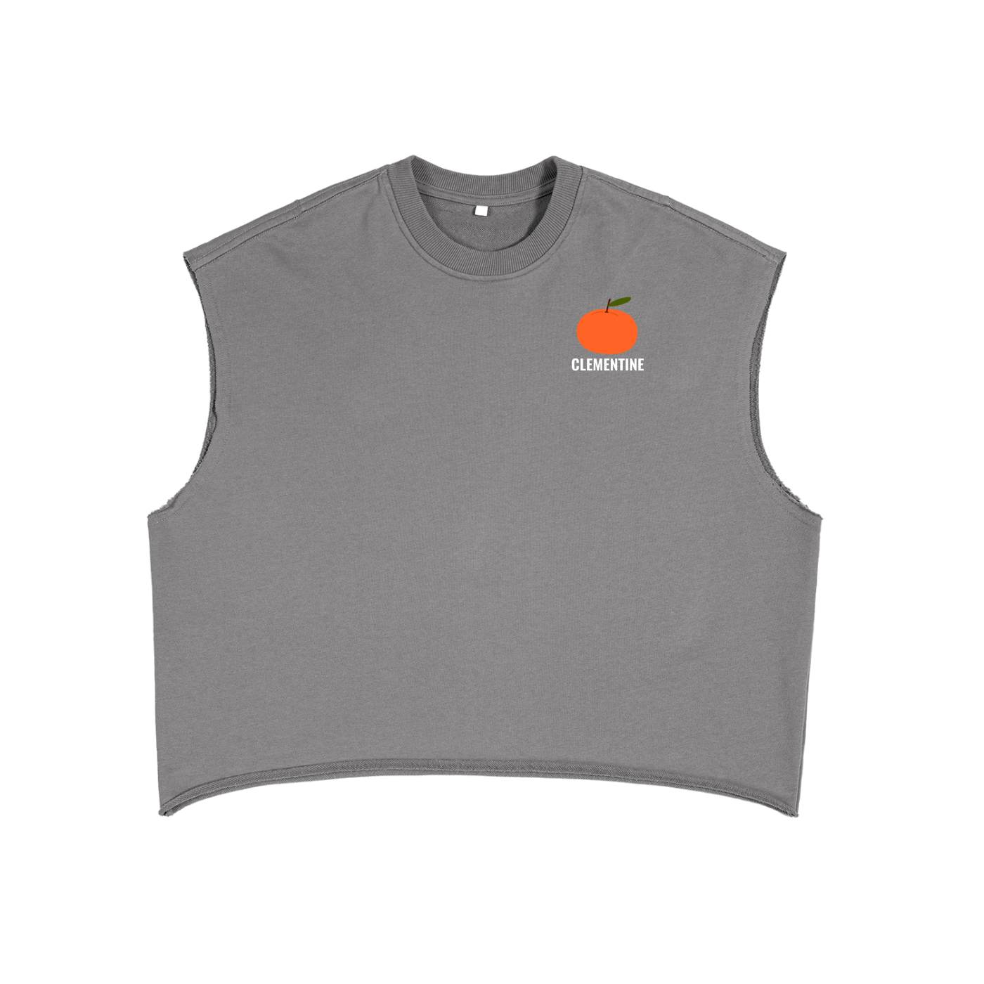 CLEMENTINE French Terry Boxy Tank Top