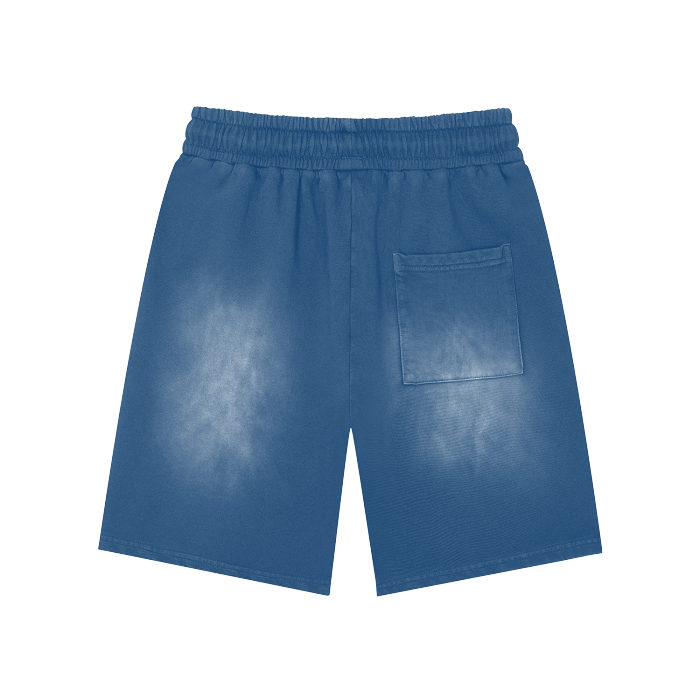Nigeria NBFL Rectangle Patch Monkey Washed Shorts