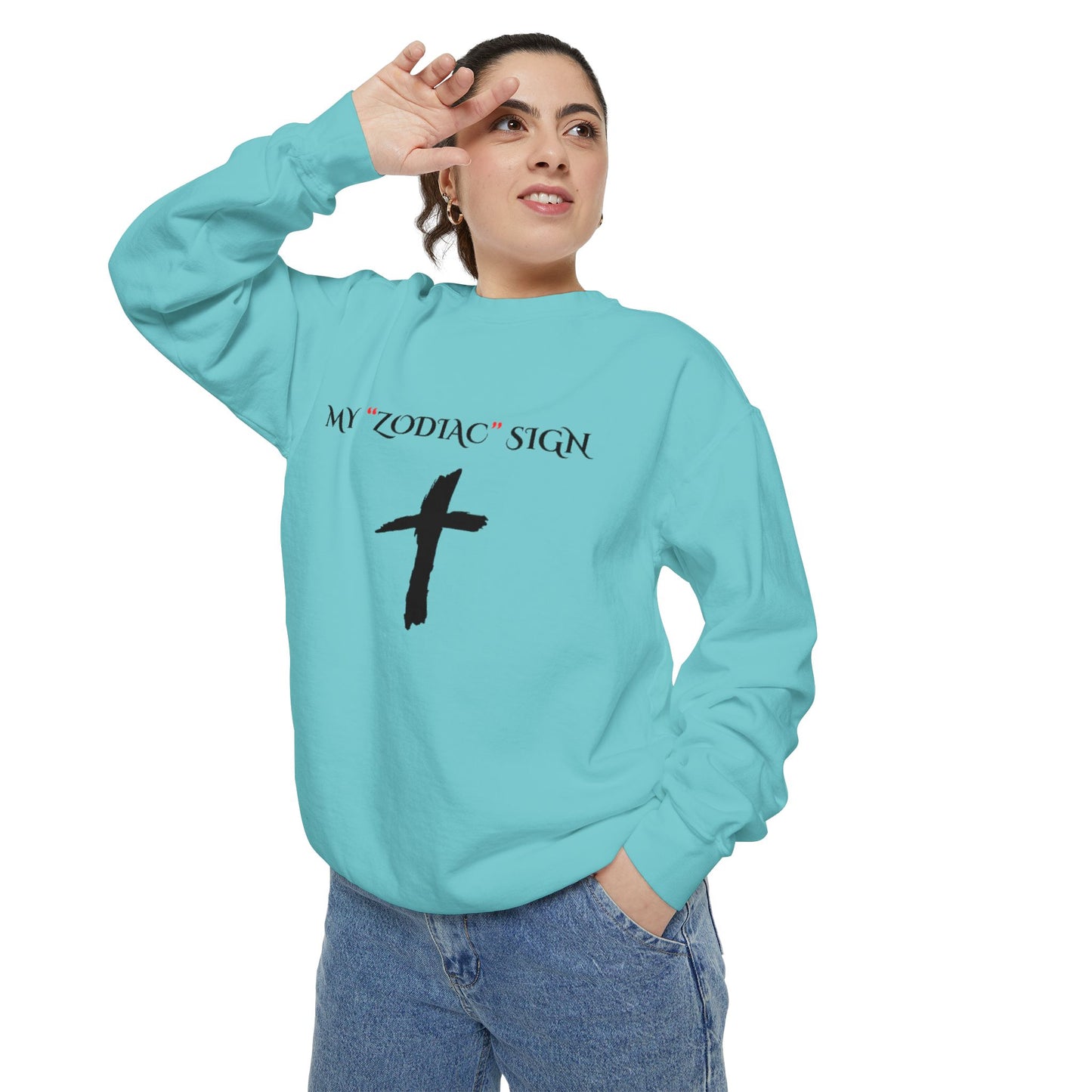 My Zodiac Sign Unisex Garment-Dyed Sweatshirt