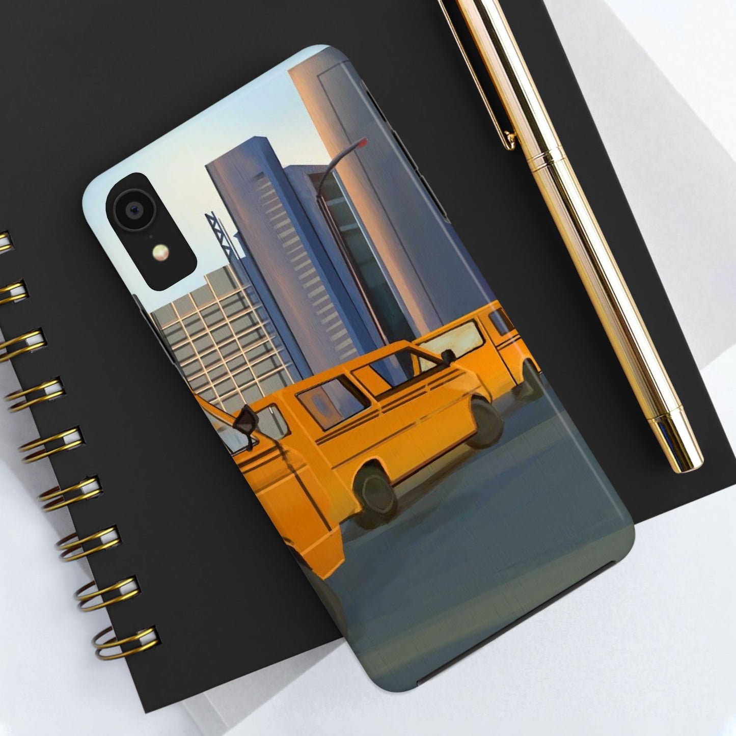 Cityscape Tough Phone Case - Urban Style Accessory