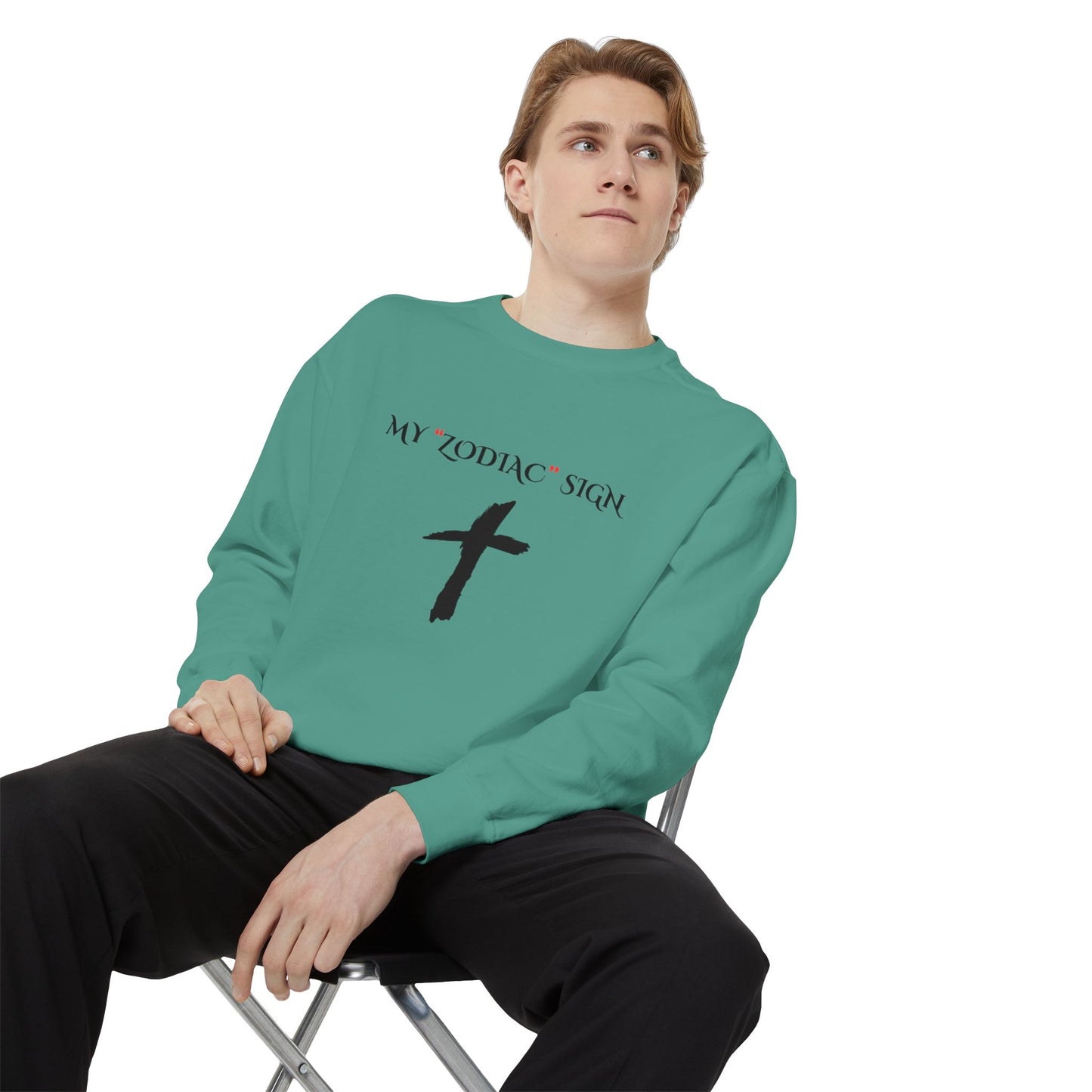 My Zodiac Sign Unisex Garment-Dyed Sweatshirt