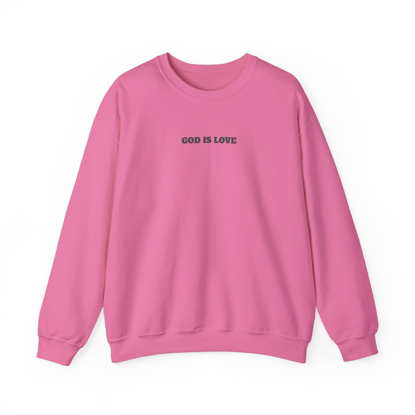 GOD is Love Unisex Crewneck Sweatshirt - "God is Love" Inspirational Apparel