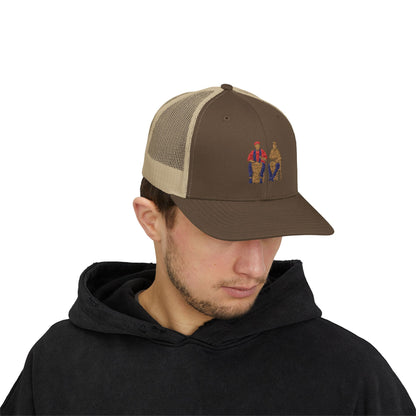 Cultural Drummers Snapback Trucker Cap - Stylish & Fun Hat for Music Lovers