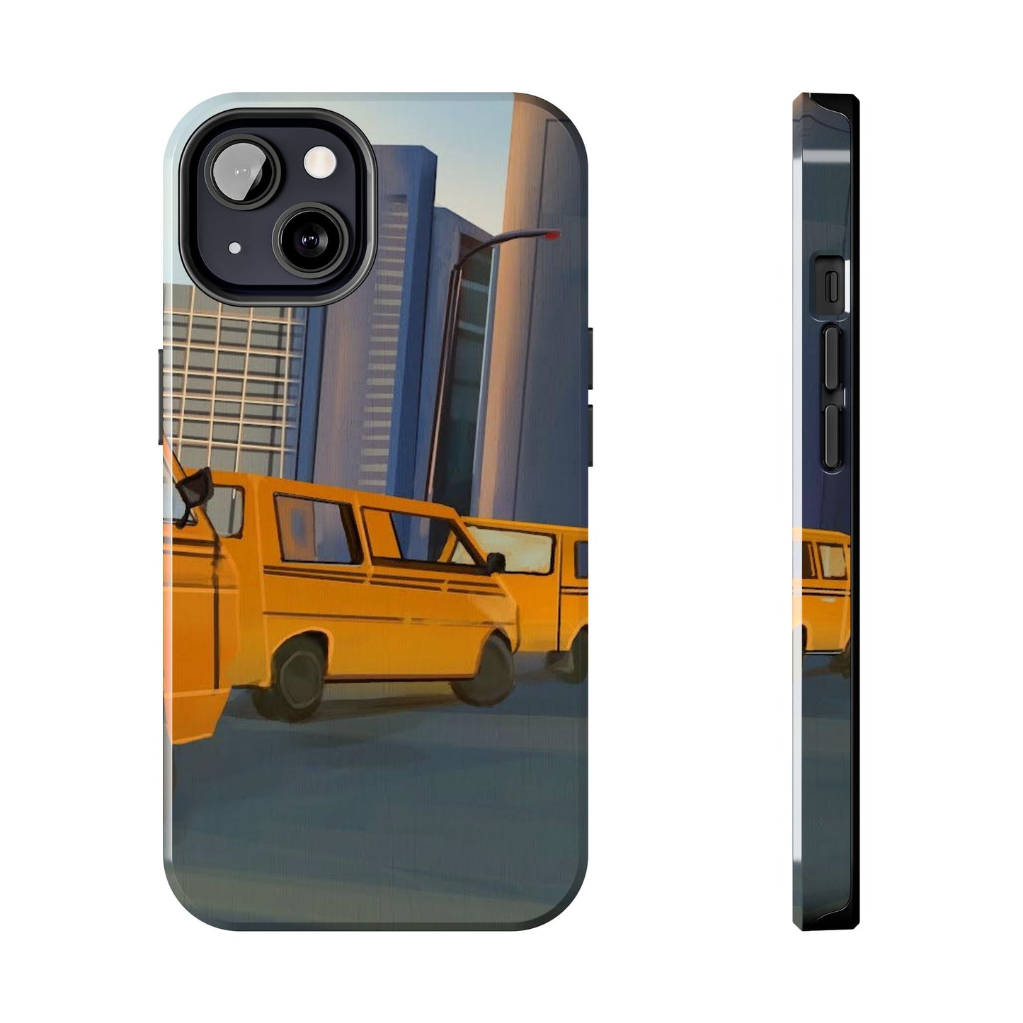 Cityscape Tough Phone Case - Urban Style Accessory