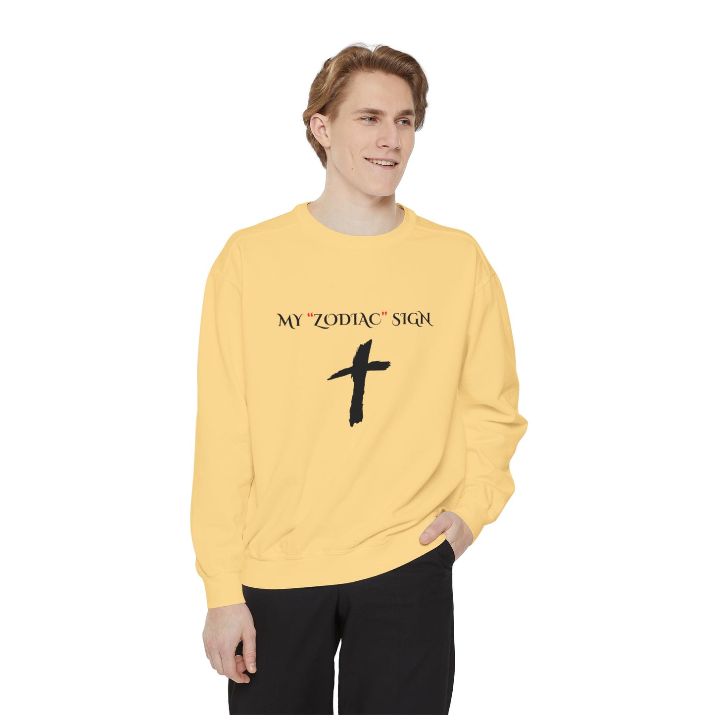 My Zodiac Sign Unisex Garment-Dyed Sweatshirt