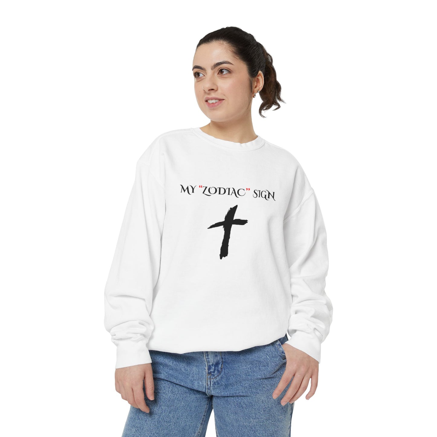 My Zodiac Sign Unisex Garment-Dyed Sweatshirt