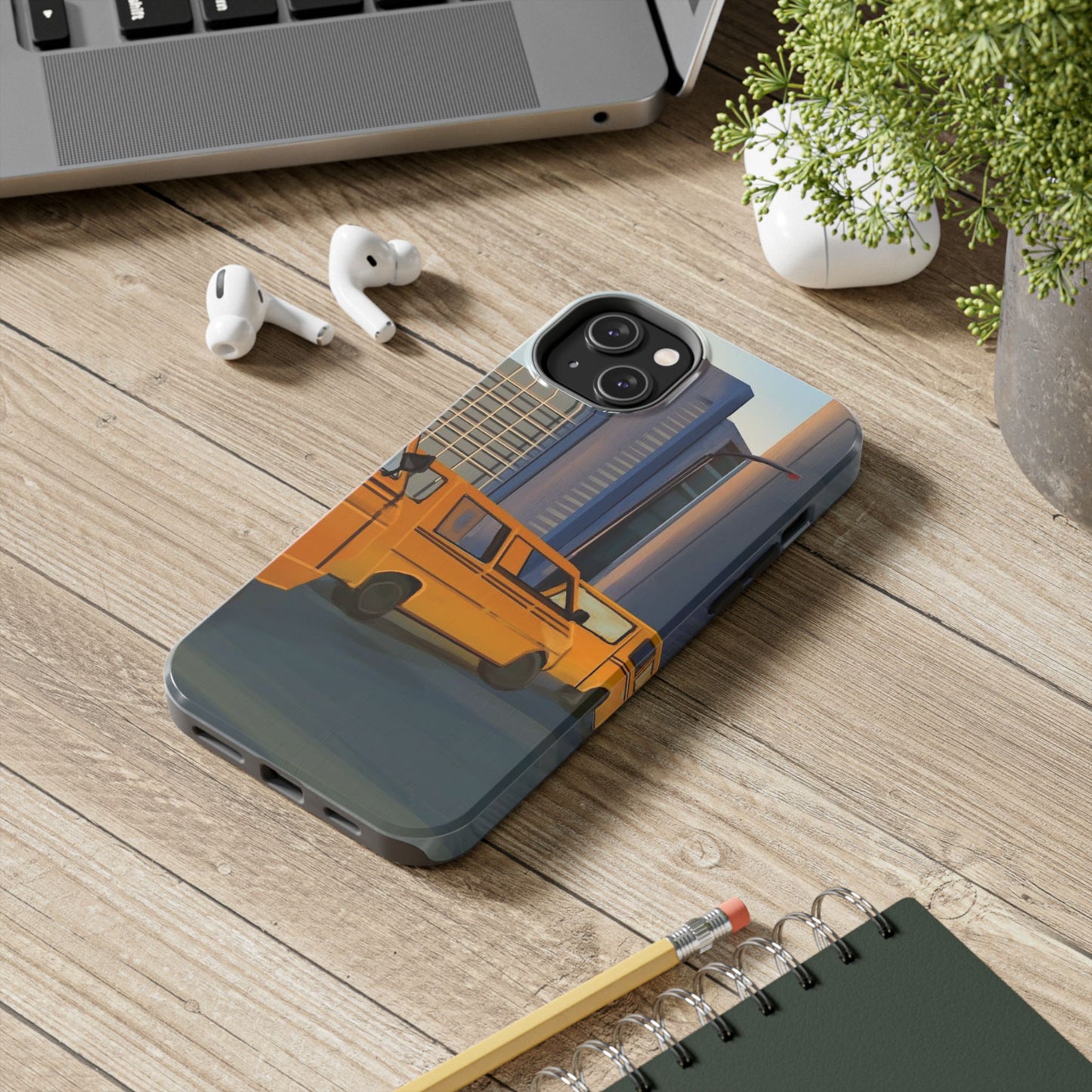 Cityscape Tough Phone Case - Urban Style Accessory