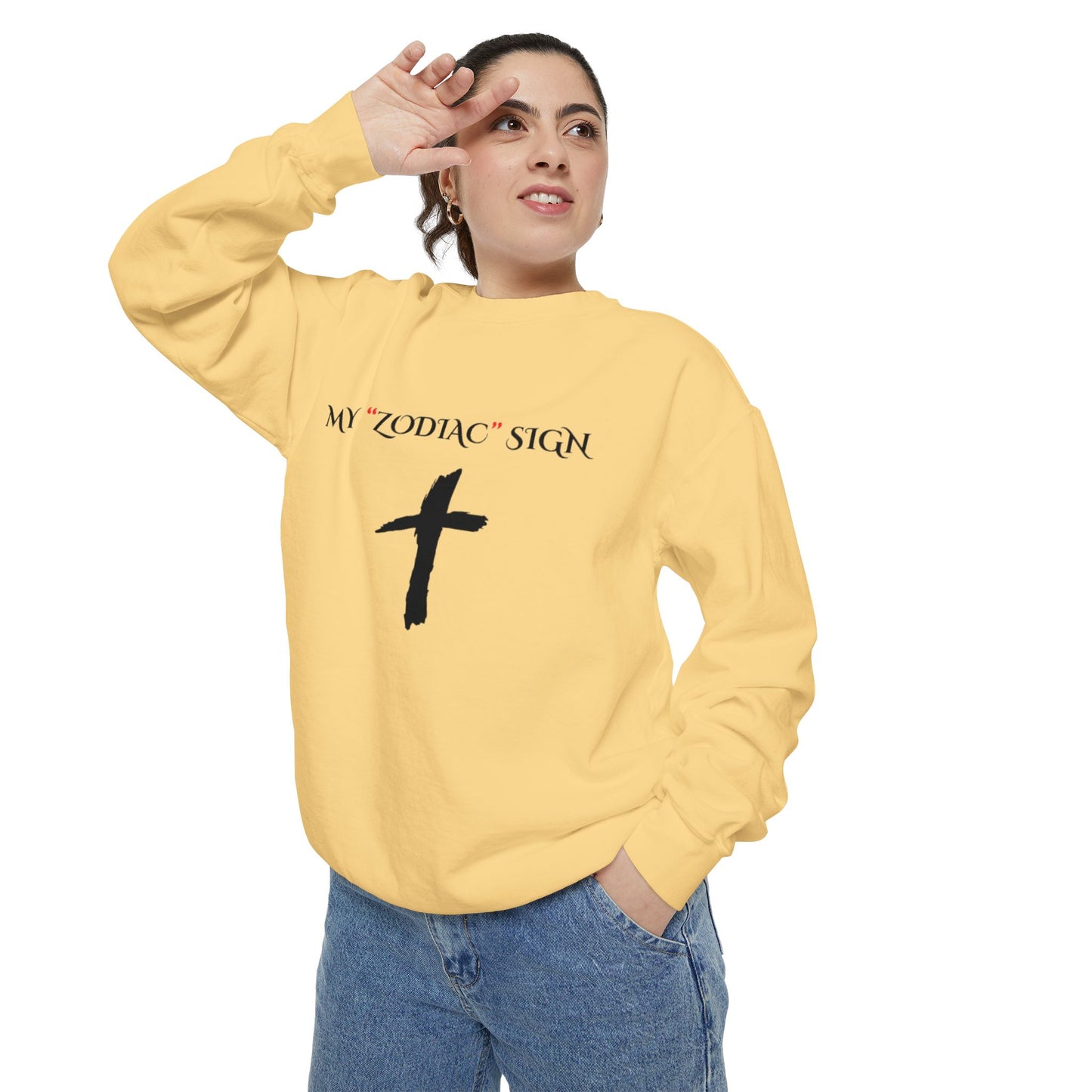 My Zodiac Sign Unisex Garment-Dyed Sweatshirt