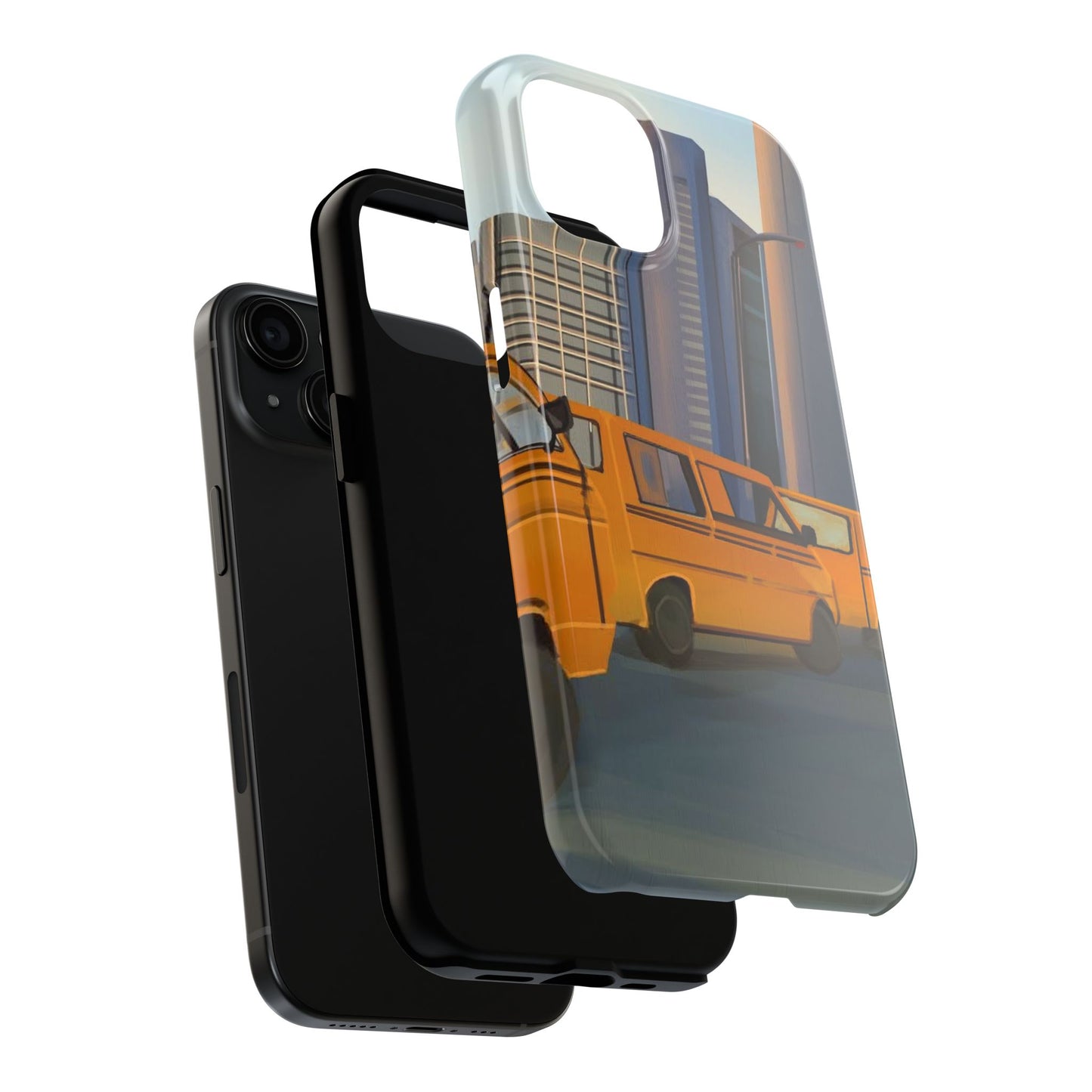 Cityscape Tough Phone Case - Urban Style Accessory