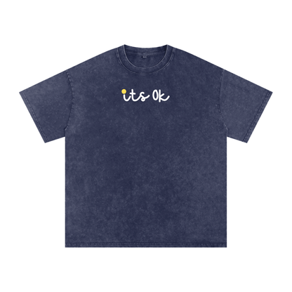 its ok Acid Wash Oversize T-Shirt