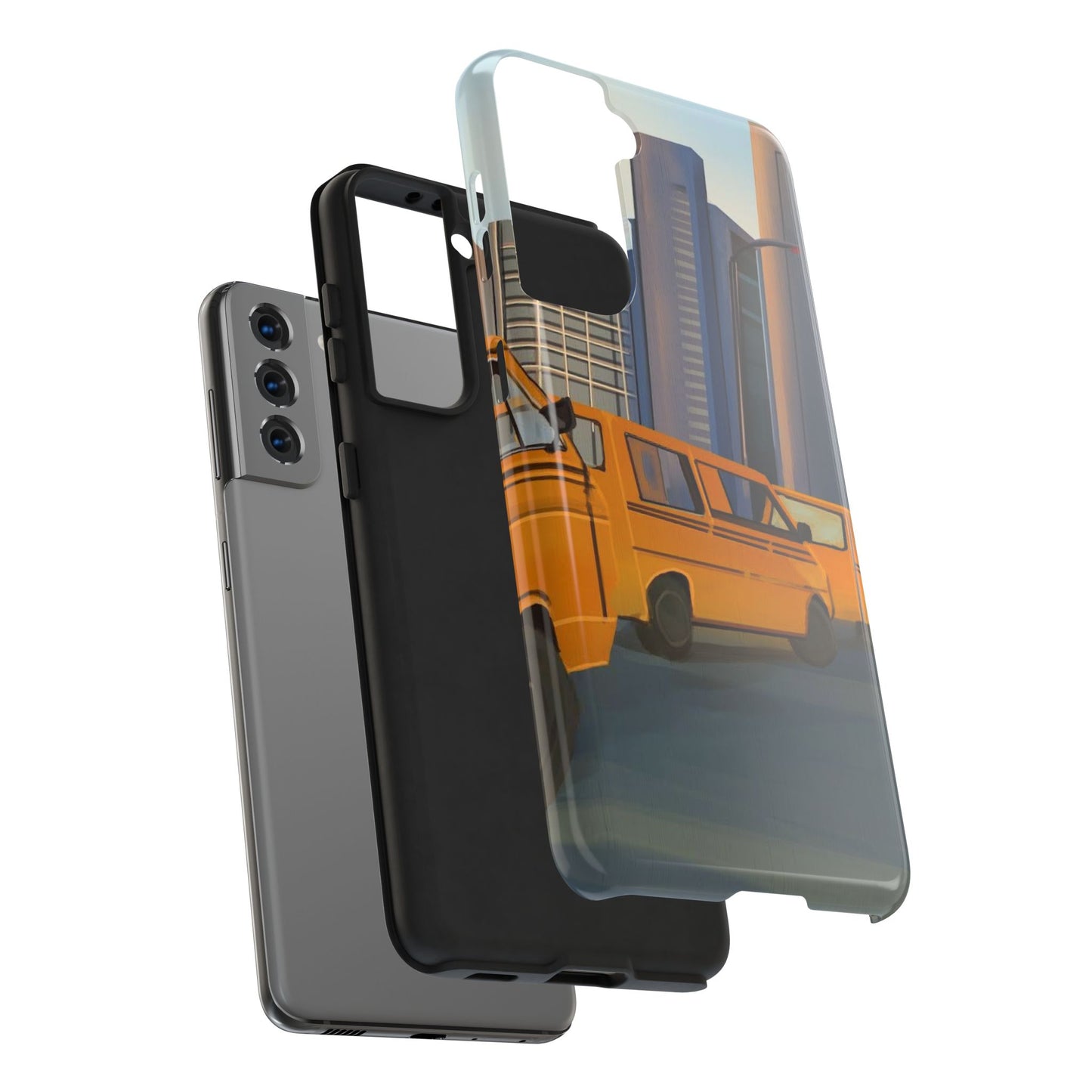 Cityscape Tough Phone Case - Urban Style Accessory