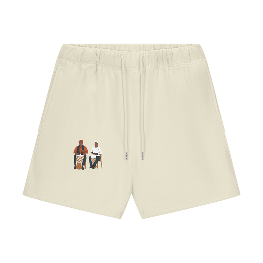 Cultural Drummers Streetwear Unisex Heavyweight 460G Fleece Loose Fit Shorts