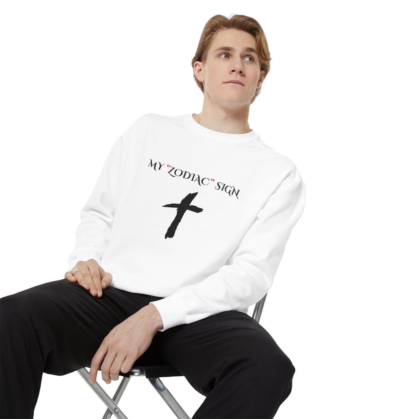 My Zodiac Sign Unisex Garment-Dyed Sweatshirt