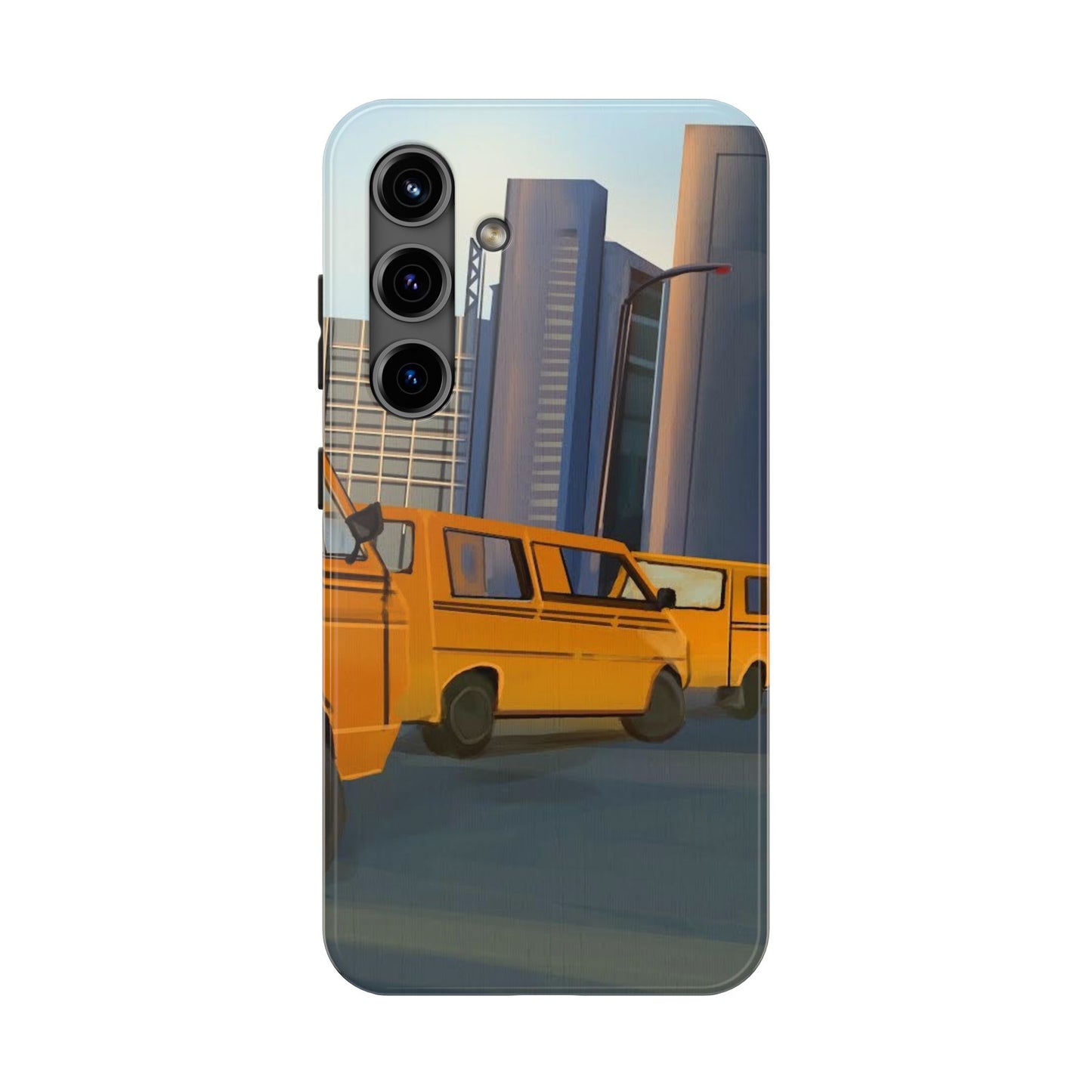 Cityscape Tough Phone Case - Urban Style Accessory