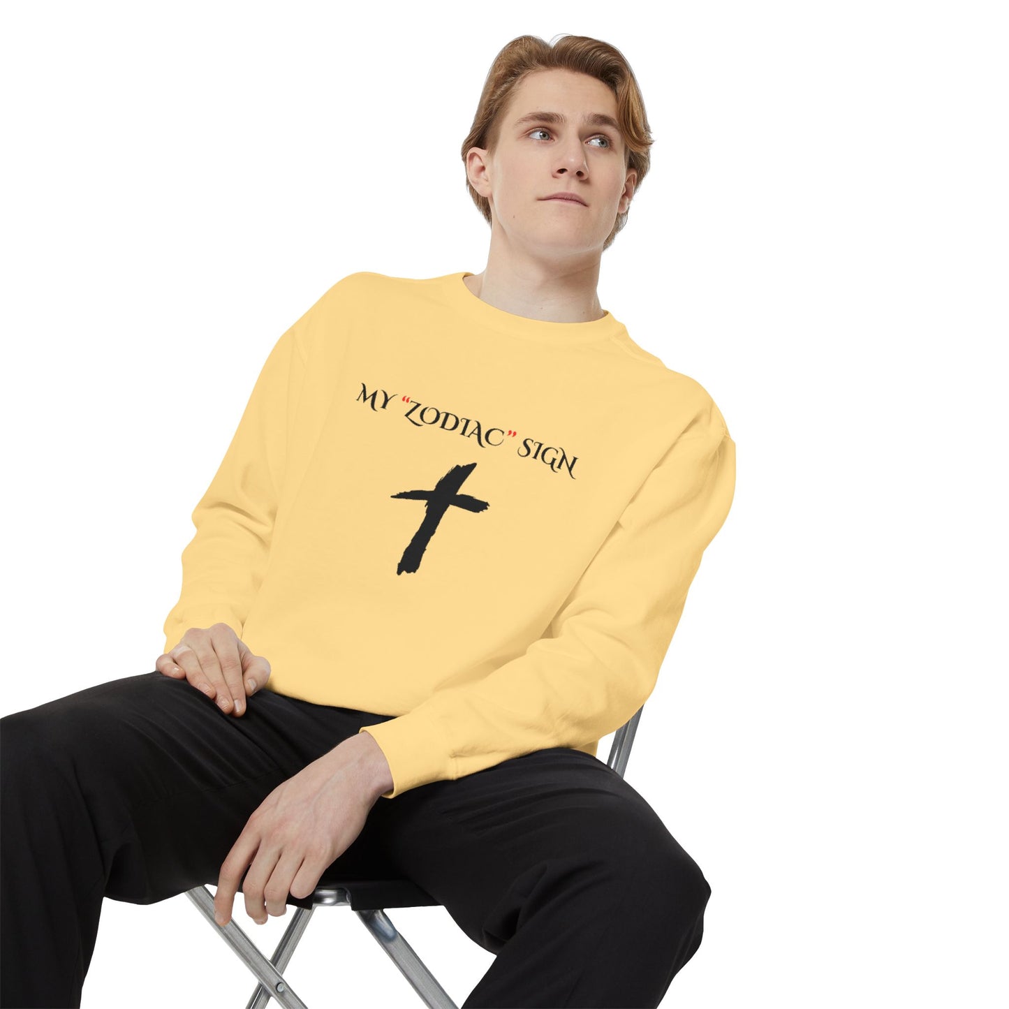 My Zodiac Sign Unisex Garment-Dyed Sweatshirt