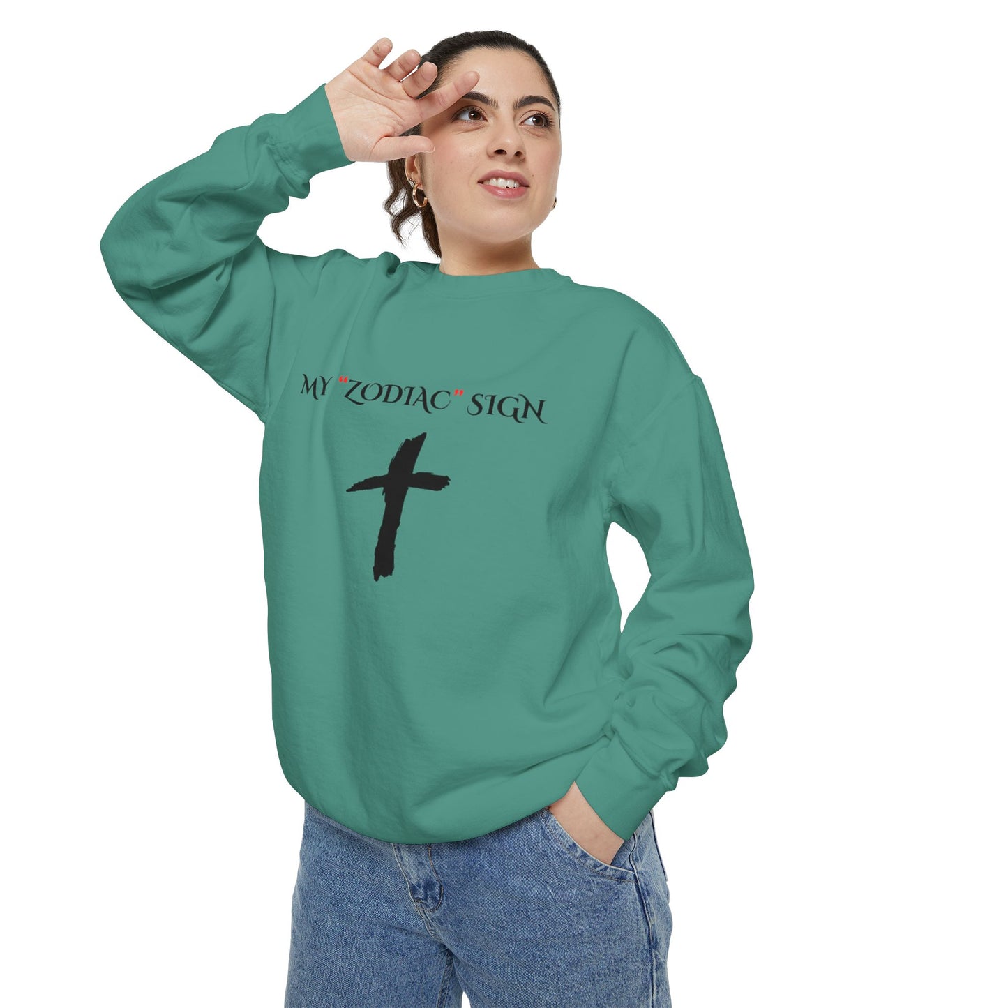 My Zodiac Sign Unisex Garment-Dyed Sweatshirt