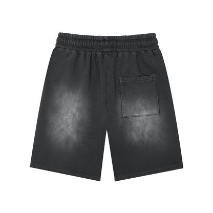 Nigeria NBFL Rectangle Patch Monkey Washed Shorts
