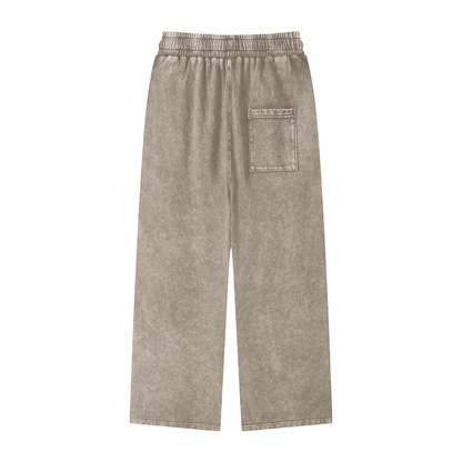 Nigeria 1960 Acid Wash Straight Leg Trousers