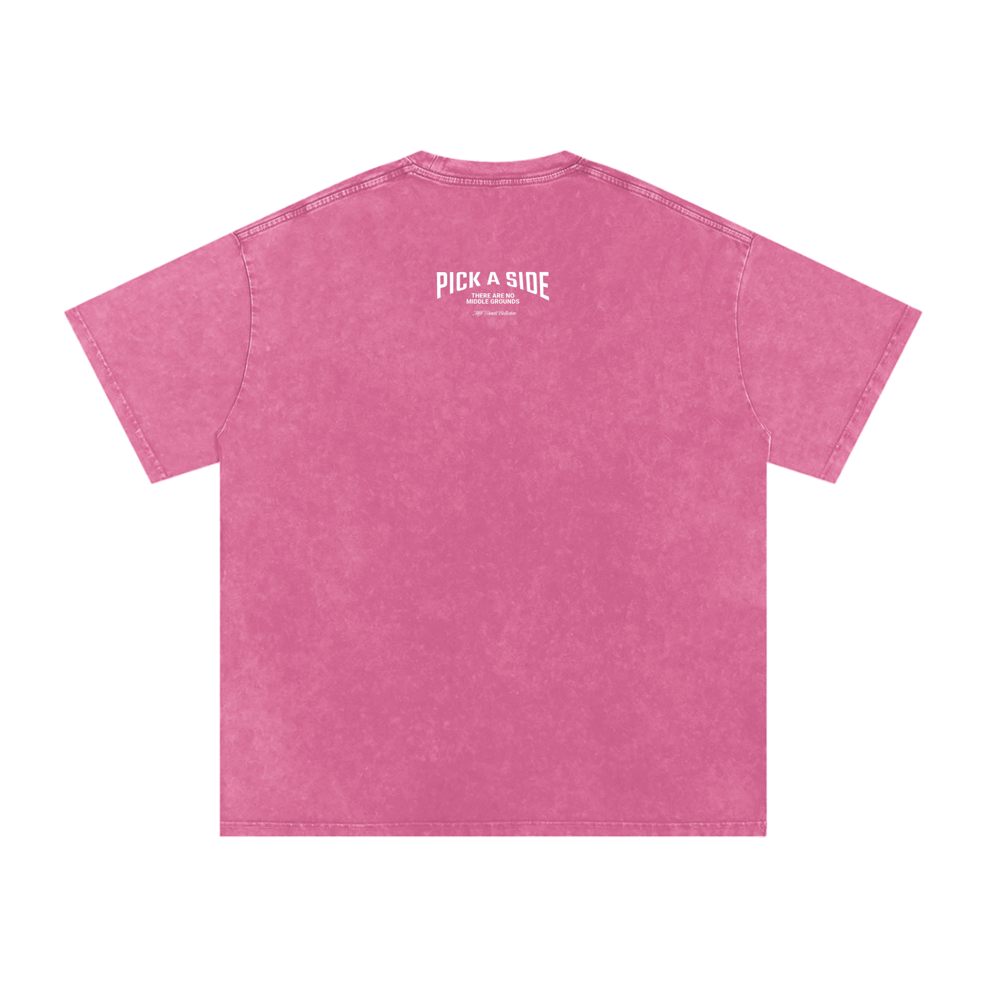 PICK A SIDE Acid Wash Oversize T-Shirt