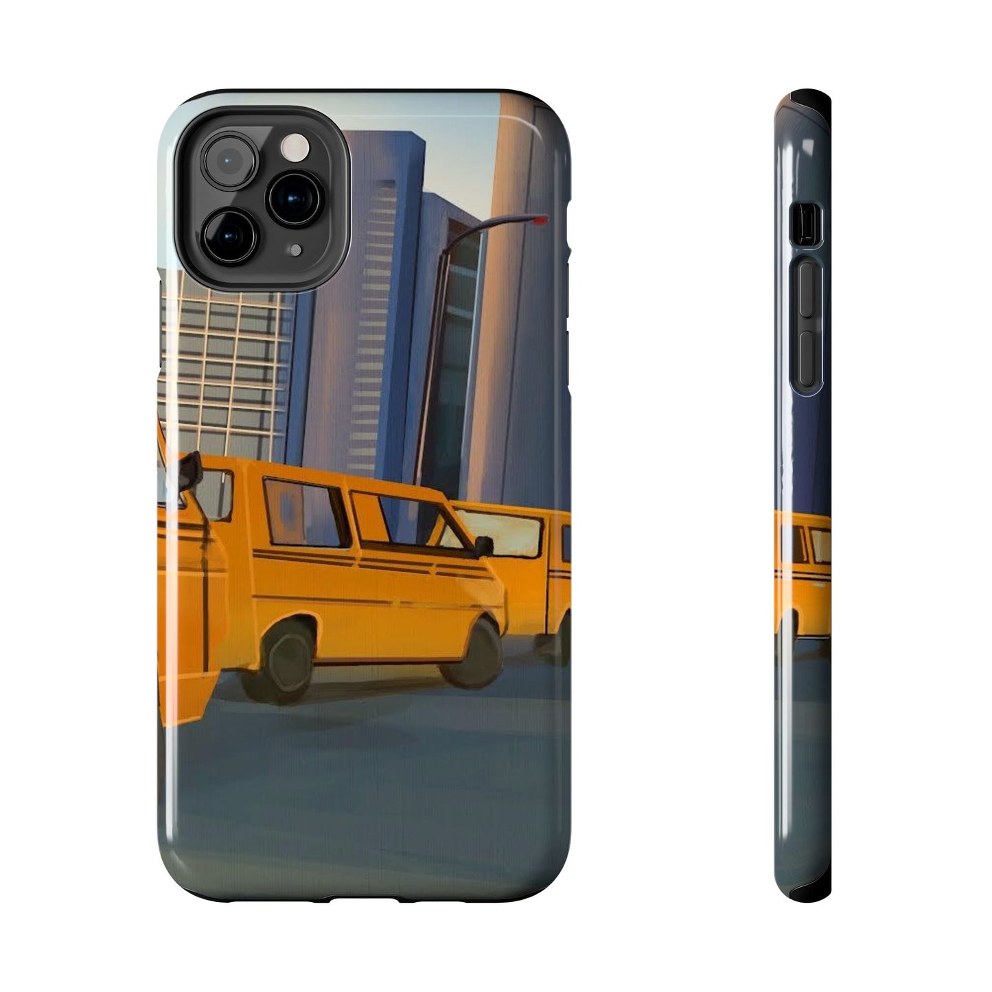 Cityscape Tough Phone Case - Urban Style Accessory