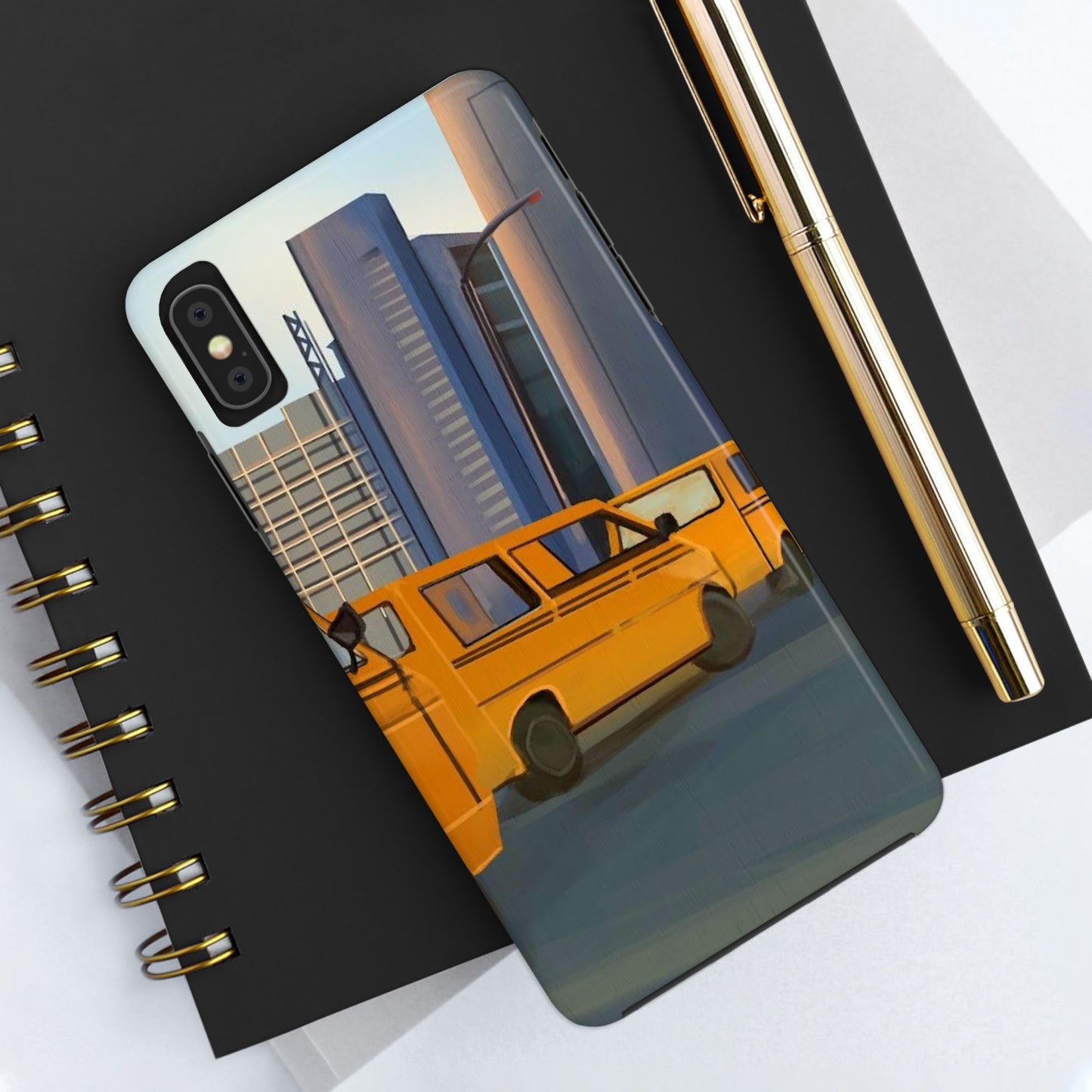 Cityscape Tough Phone Case - Urban Style Accessory