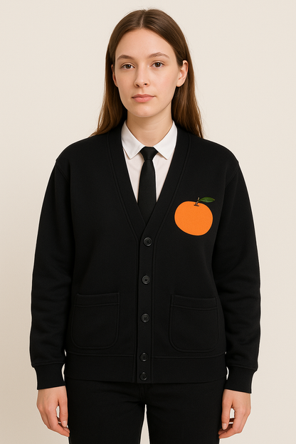CLEMENTINE Snow Washed Sweat Cardigan