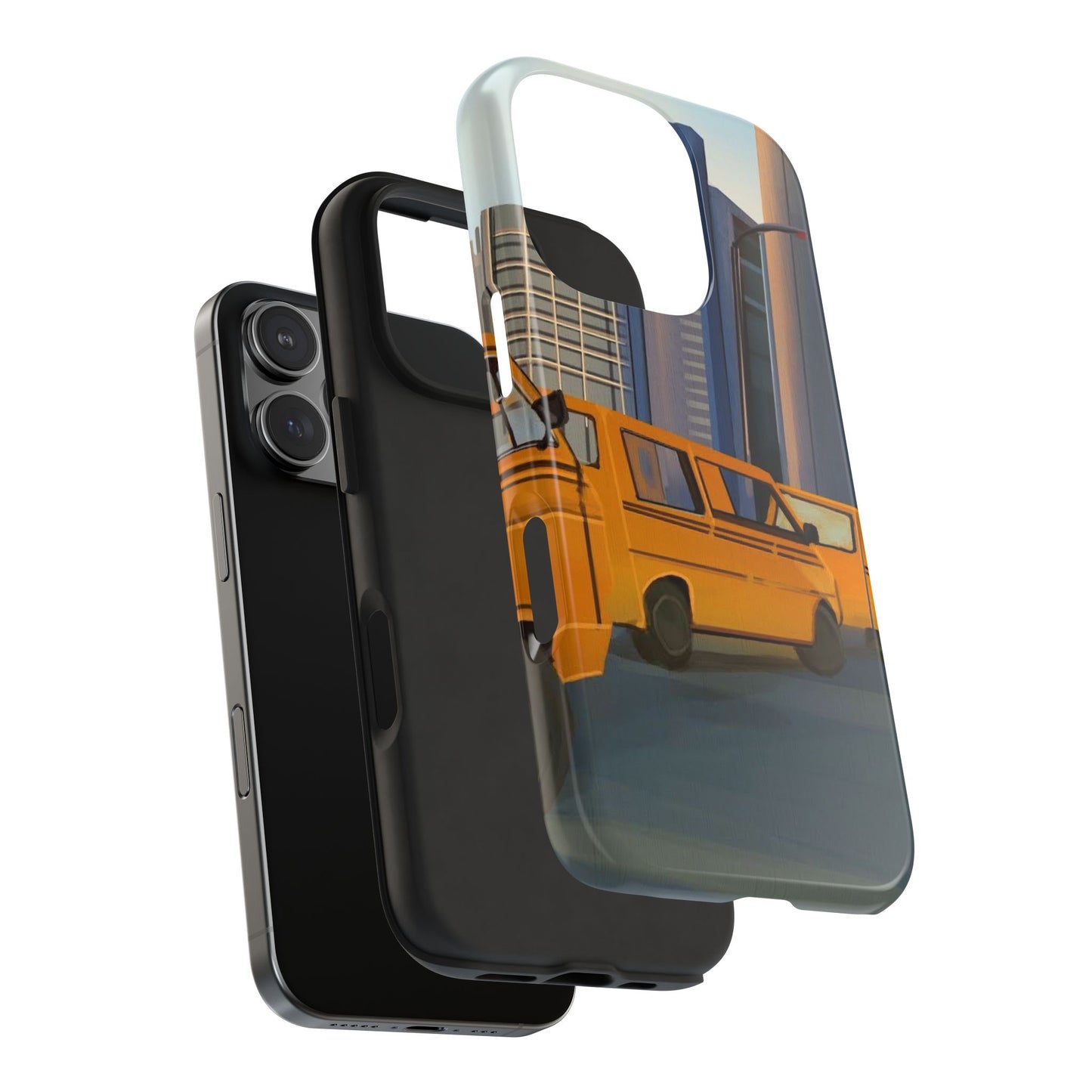 Cityscape Tough Phone Case - Urban Style Accessory