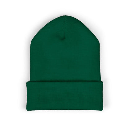 Clementine Embroidered Classic Cuffed Beanie with Orange Design - Cozy Winter Accessory