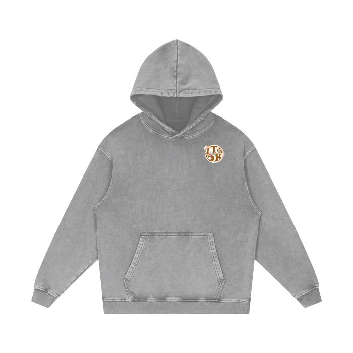 Its ok Acid Wash Oversize Hoodie - 420 GSM