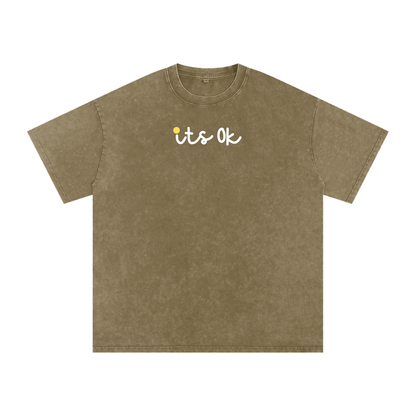 its ok Acid Wash Oversize T-Shirt