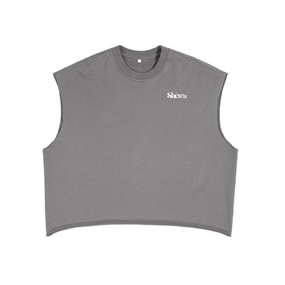 SHEWA French Terry Boxy Tank Top