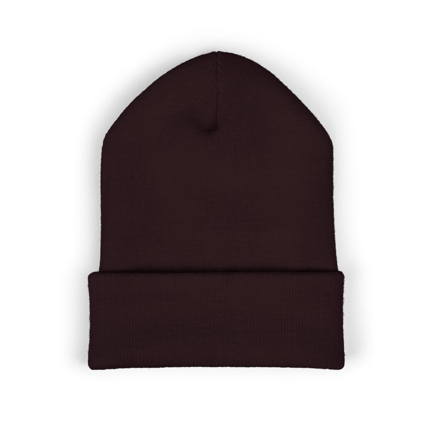 Clementine Embroidered Classic Cuffed Beanie with Orange Design - Cozy Winter Accessory