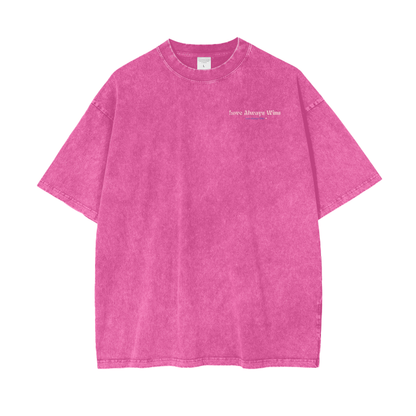 XOXO Acid Wash Oversize T-Shirt