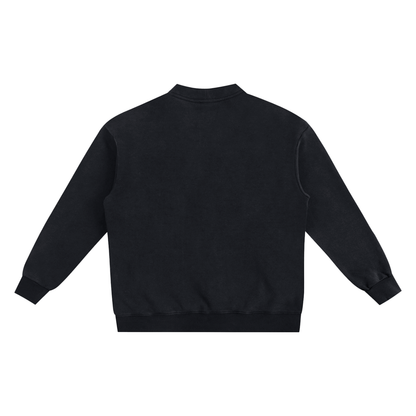 CLEMENTINE Snow Washed Sweat Cardigan