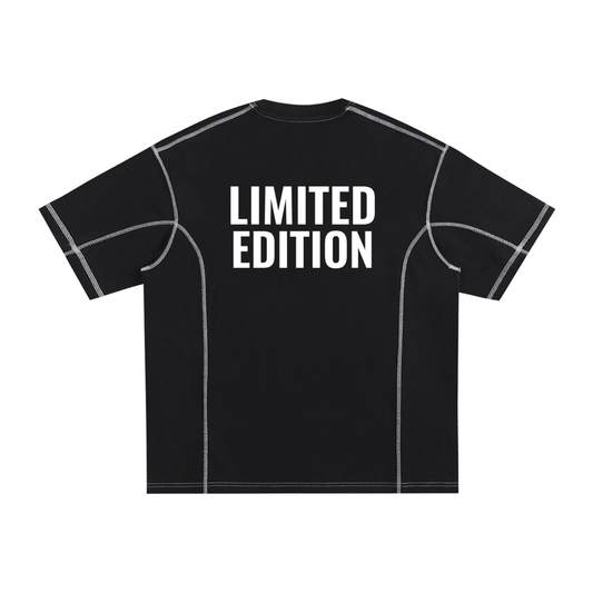 Nbfl limited edition Streetwear Contrast-Stitched Cotton T-Shirt