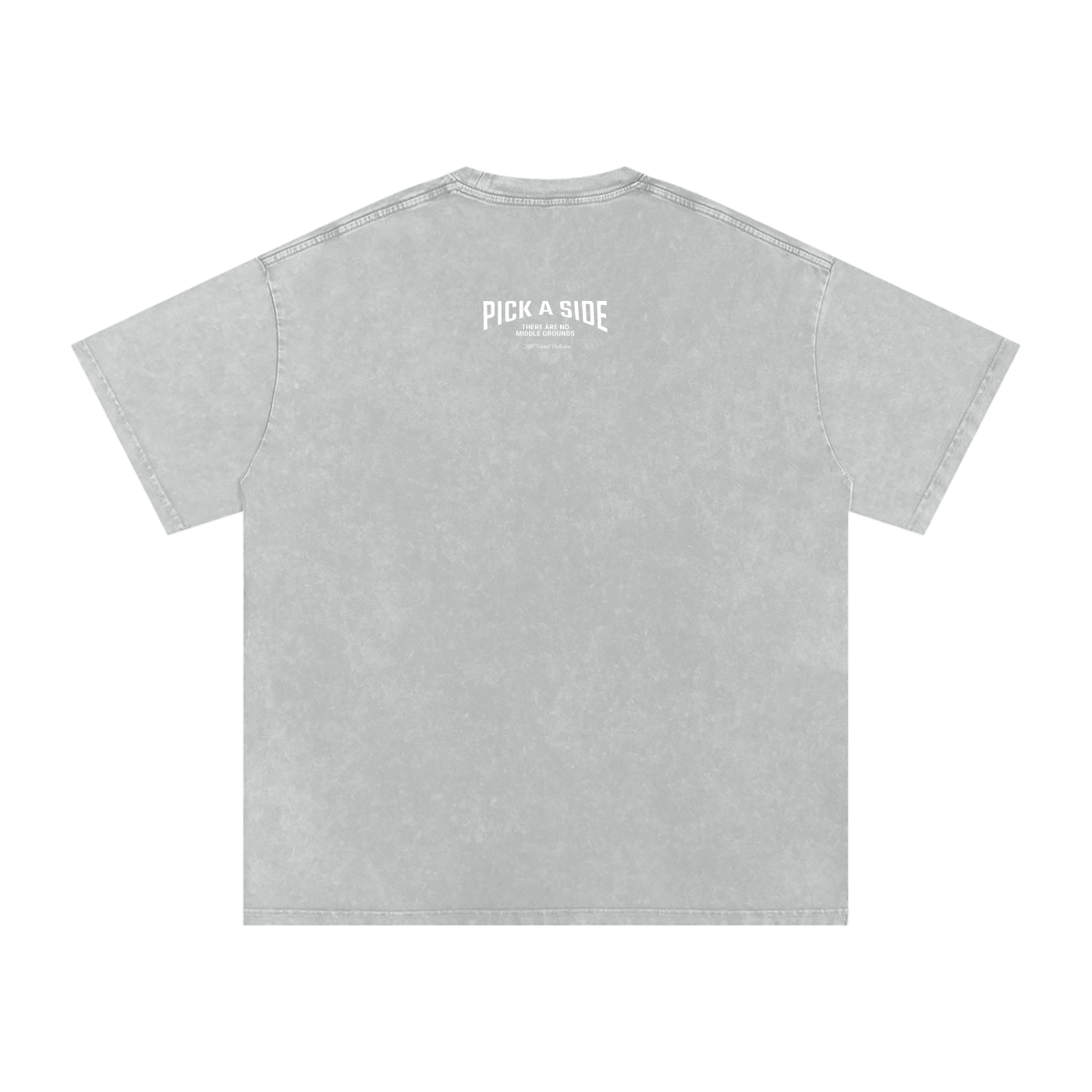 PICK A SIDE Acid Wash Oversize T-Shirt