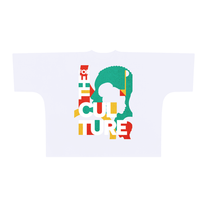 For the culture Oversize One-piece Pattern Cut Boxy Tee