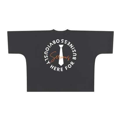Serious Business Oversize One-piece Pattern Cut Boxy Tee